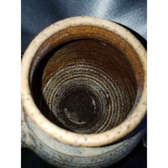 Vintage 1970's Carla Dunaway early Studio Pottery Tea Pot 10" high signed - Picture 8 of 10